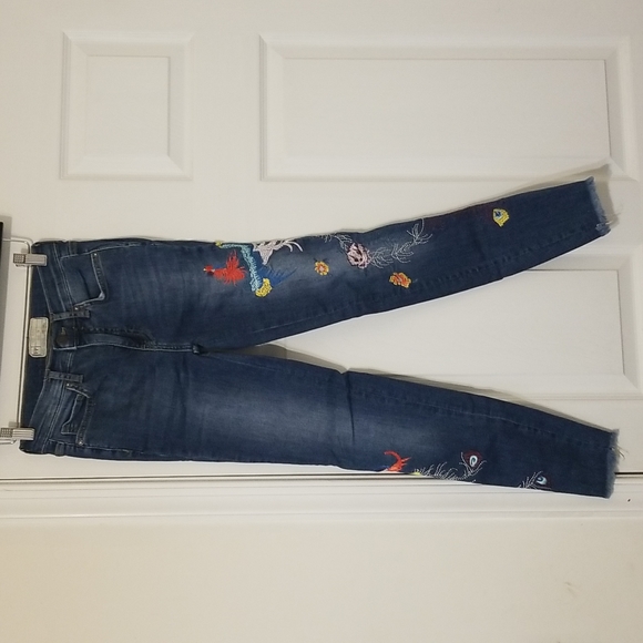 Free People embroidered jeans - Picture 1 of 9